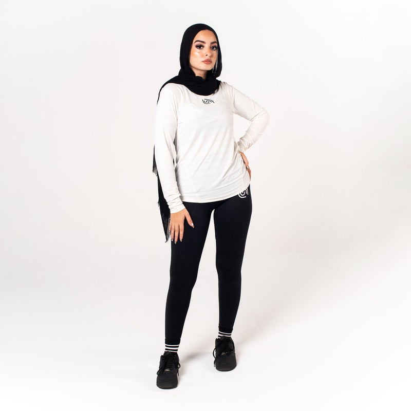 Beyond Women's Black Mide-Rise Leggings - Image 2